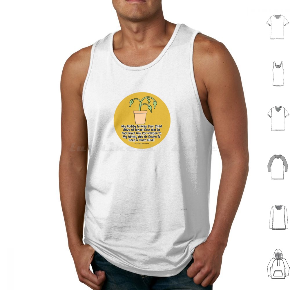 Plant Parent Free - เสื้อกล้ามพิมพ์ลาย 