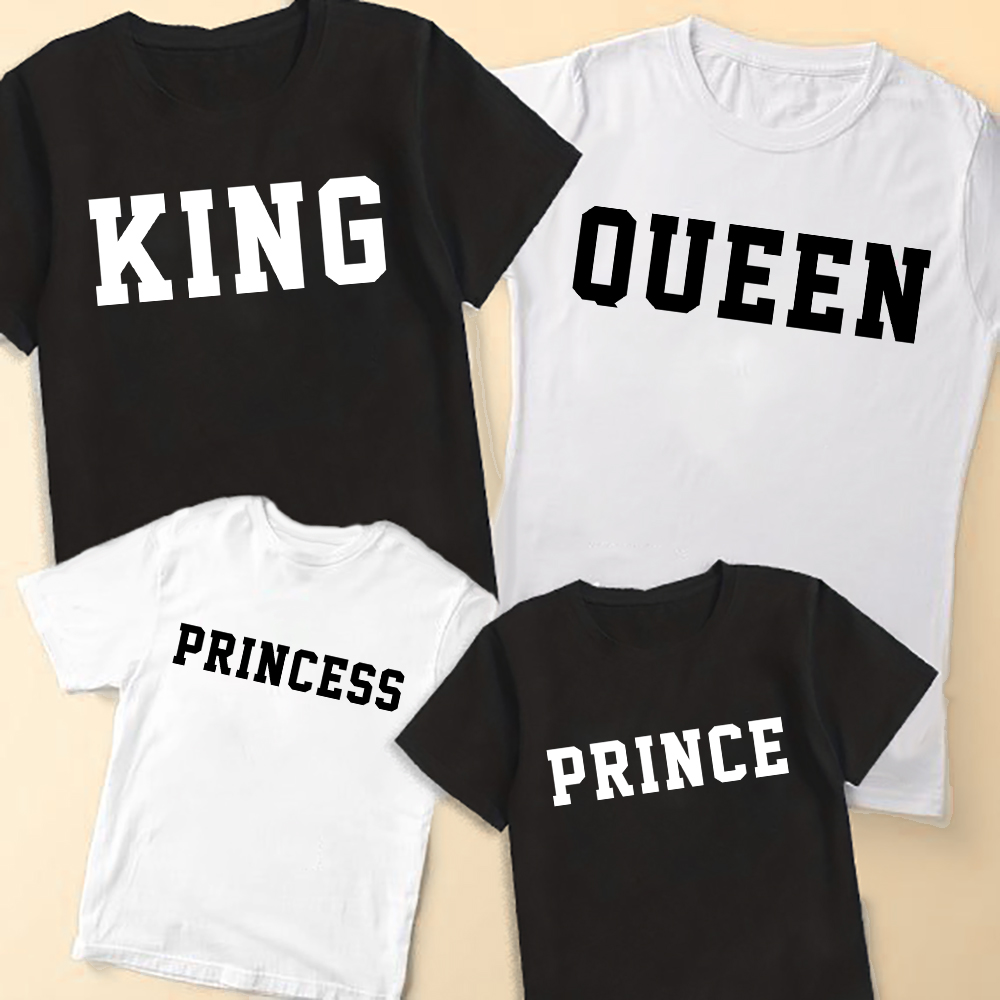 Plant Parent T Shirt - เสื้อเข้าชุดพิมพ์ลาย King Queen Queen Princess Princess