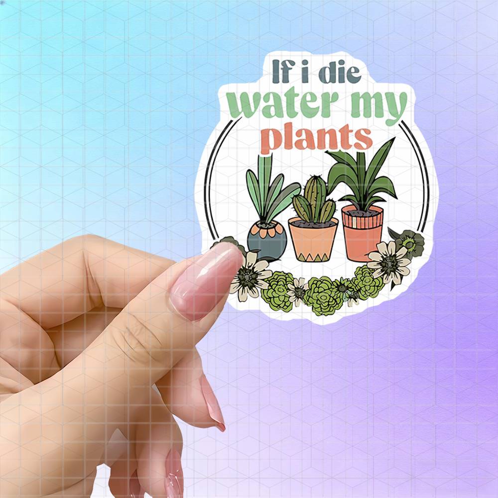 Plant Parent Free - สติกเกอร์ไวนิลลายต้นไม้กระถางและพวงมาลัยดอกไม้ สำหรับคนรักต้นไม้ สมุดแพลนเนอร์ สมุดโน้ต และผู้ดูแลต้นไม้ แบบด้าน