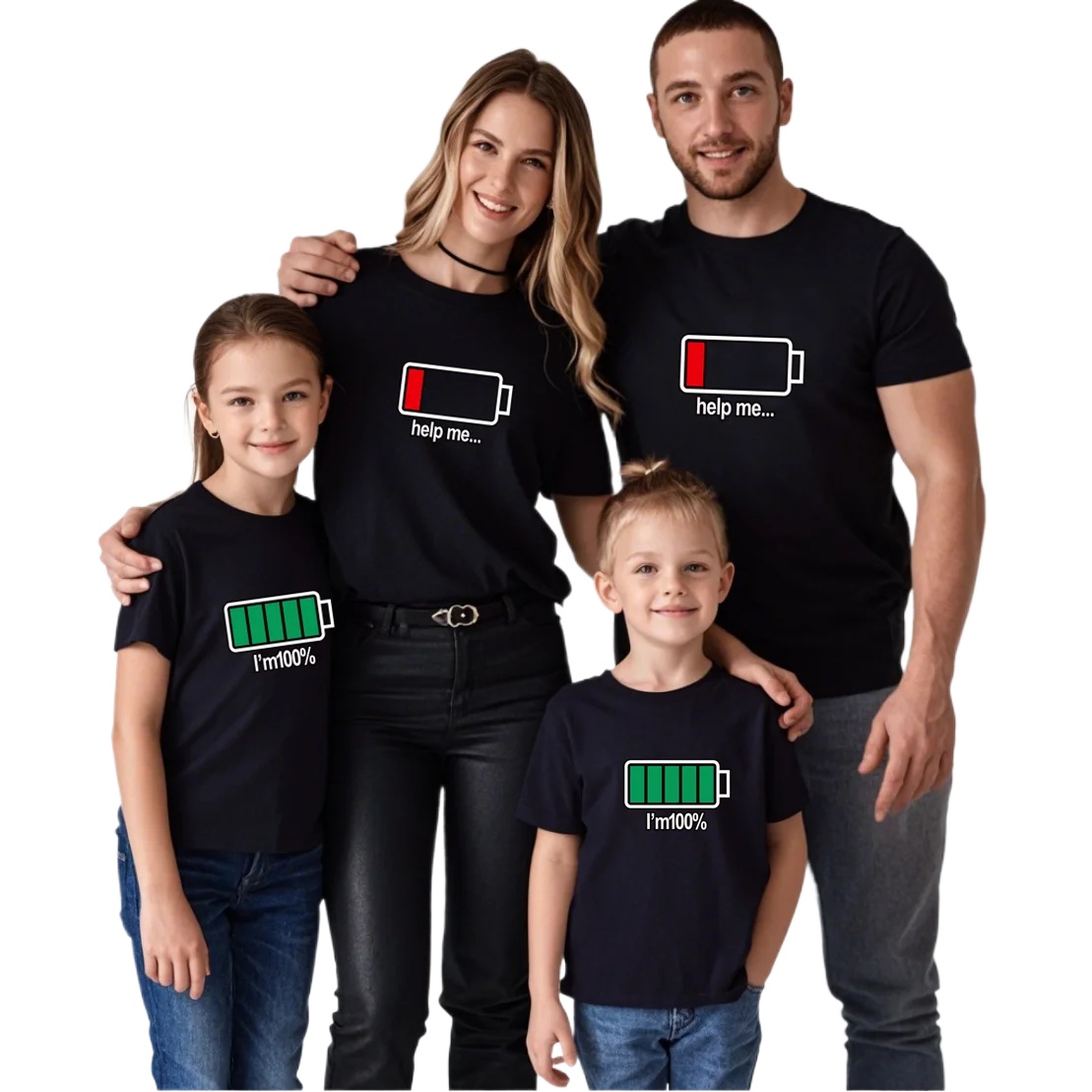 Plant Parent T Shirt - ตลกแบตเตอรี่รูปแบบครอบครัวจับคู่เสื้อผ้าพ่อแม่ลูกสาวเสื้อฤดูร้อนแขนสั้นครอบครัวเสื้อยืด
