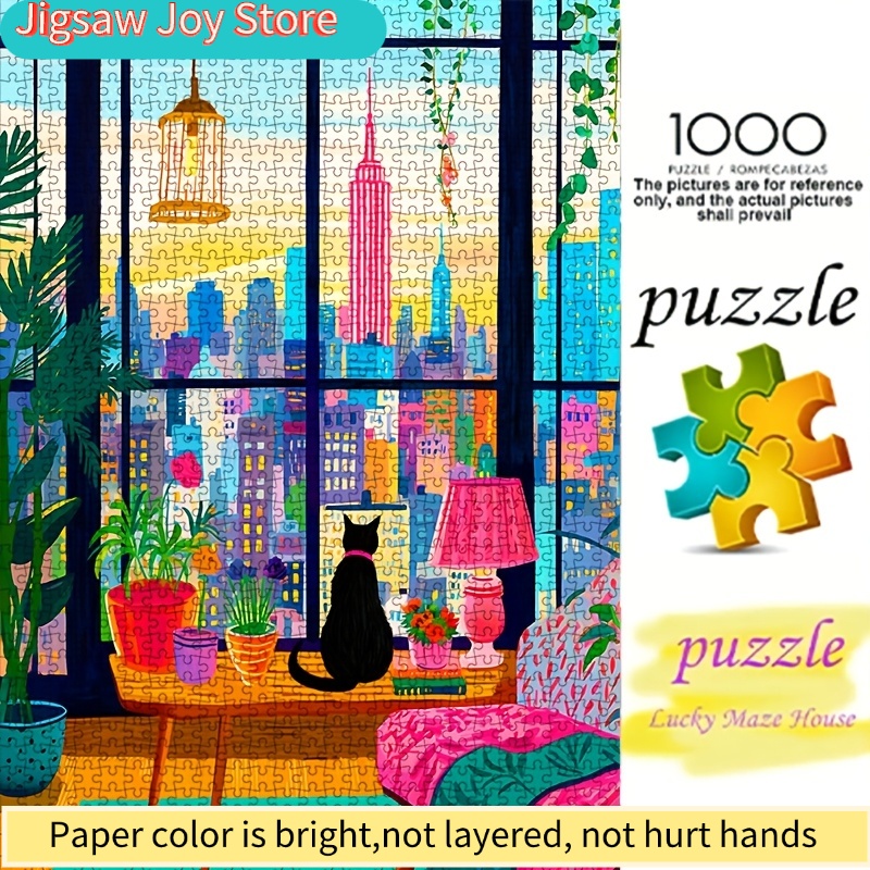 ปริศนากระดาษ DIY, วิวกลางคืนขอ - Plant Parent Free บทวิจารณ์และราคา