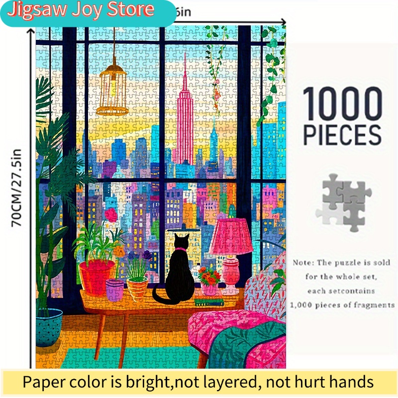 ปริศนากระดาษ DIY, วิวกลางคืนขอ - Plant Parent Free บทวิจารณ์และราคา