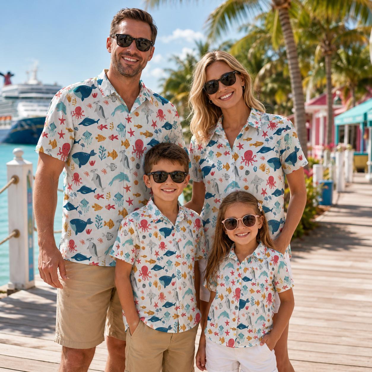 เสื้อเชิ้ตเด็กสไตล์ฮาวาย ลายพื - Plant Parent Free บทวิจารณ์และราคา